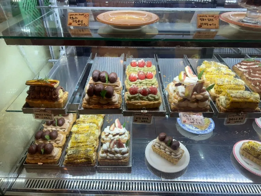 Selection of drinks and teas on the menu