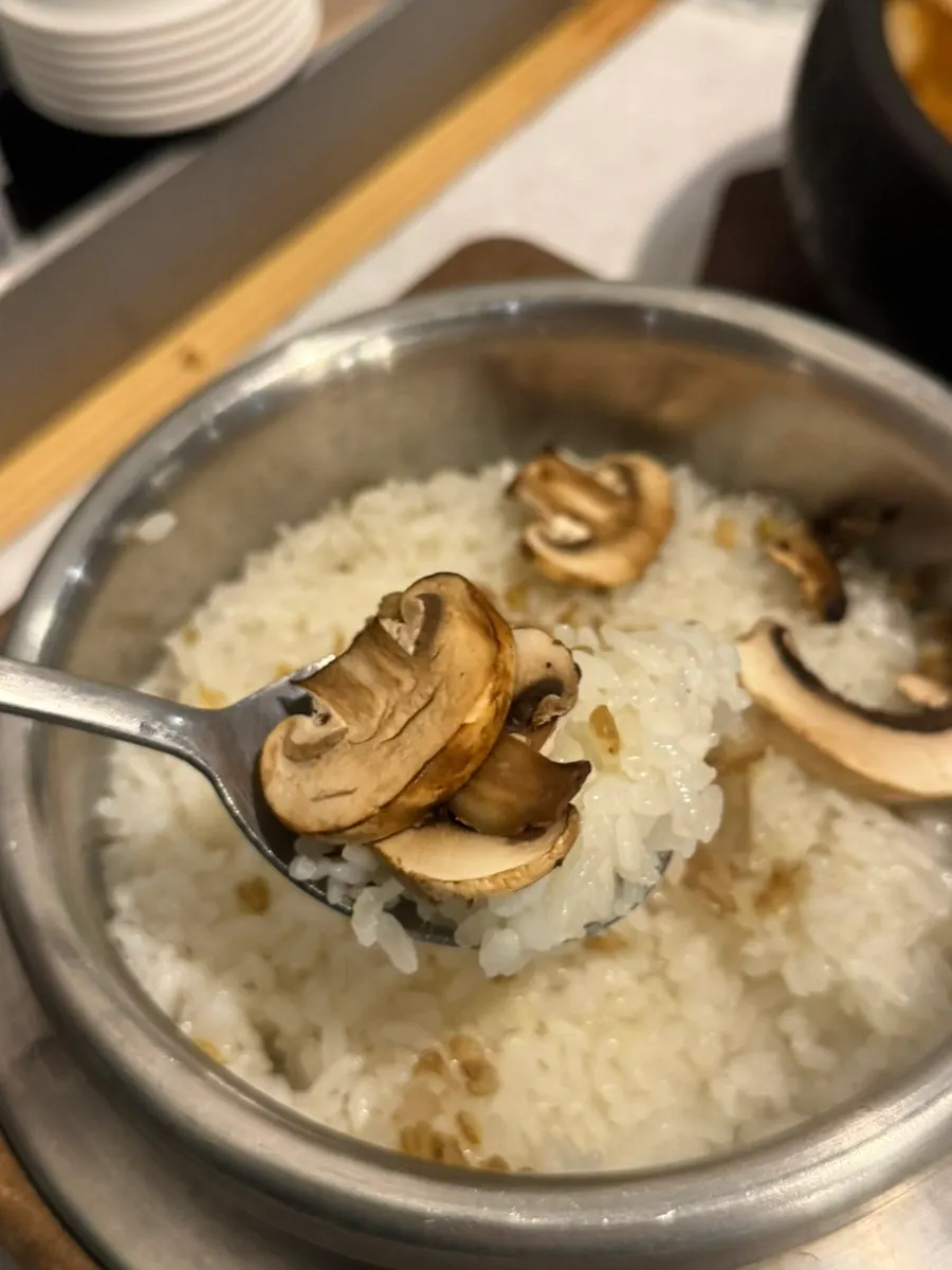 갓 지은 솥밥 한 공기