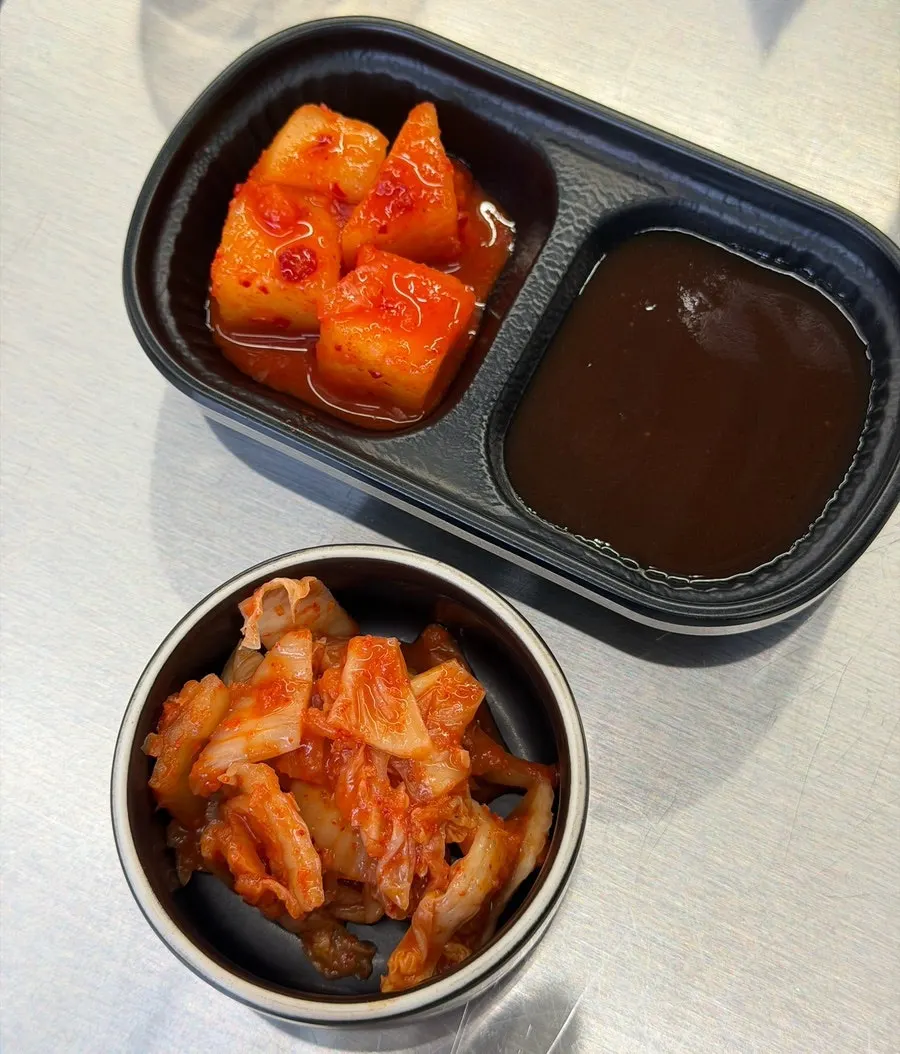 미소장국과 밥 상차림