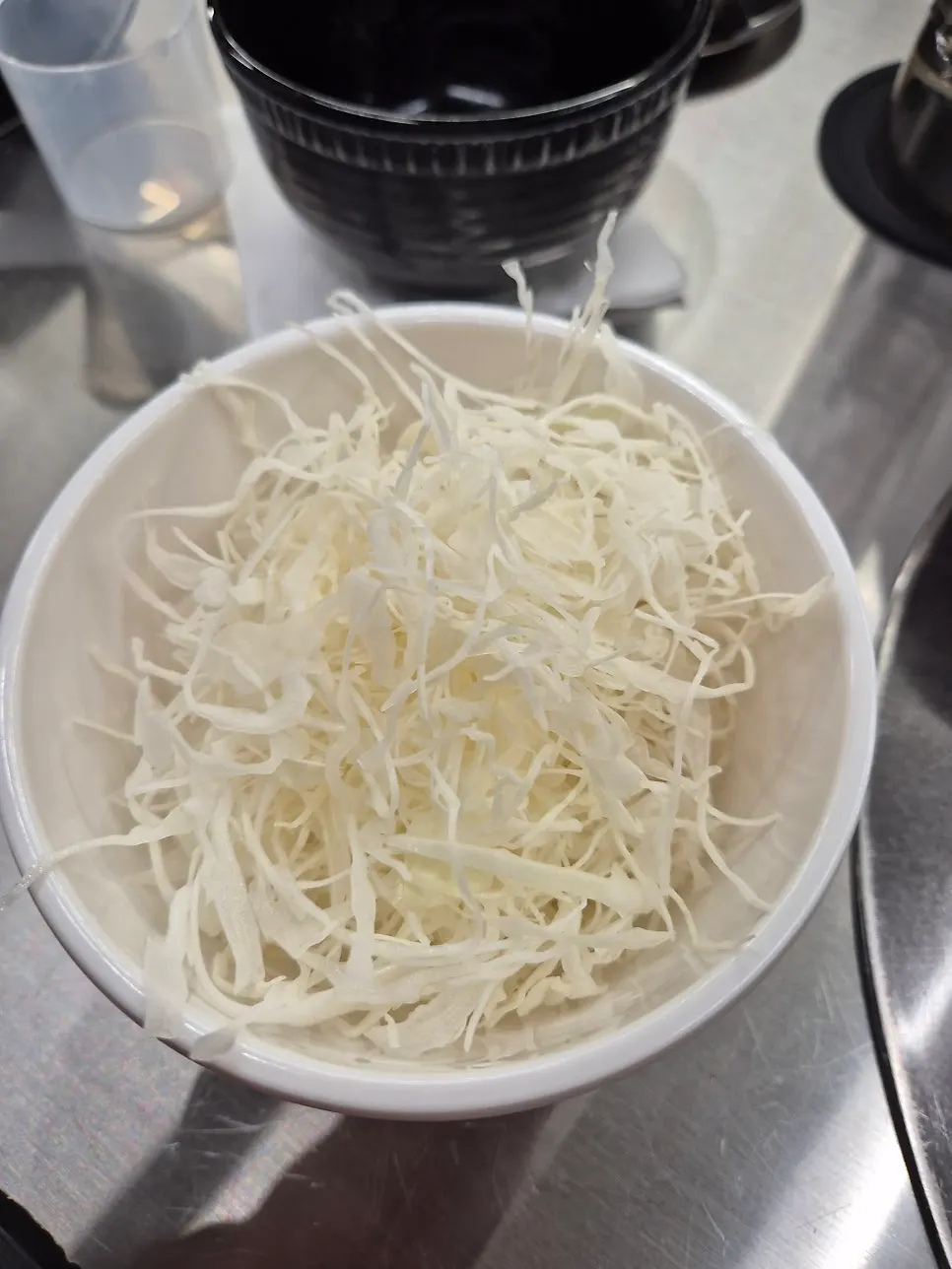 Close-up of a moist piece of hire katsu