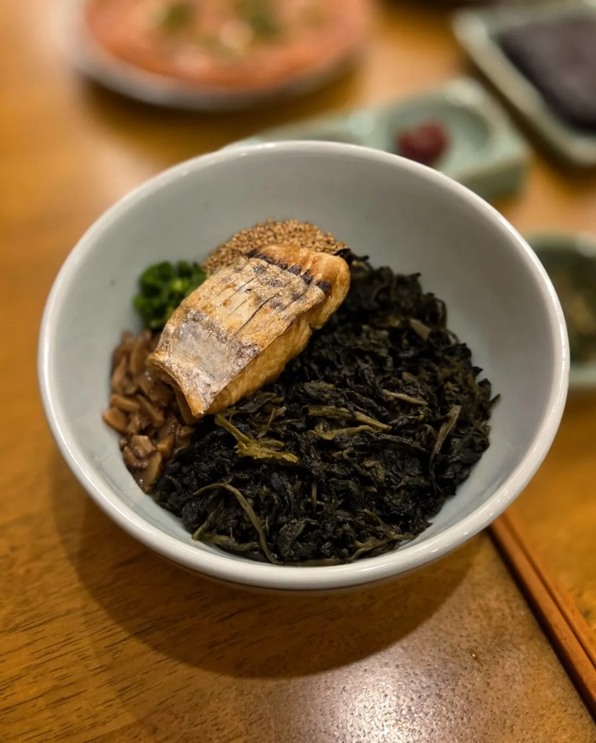 Grilled mackerel gondre rice set at Hyangtaek