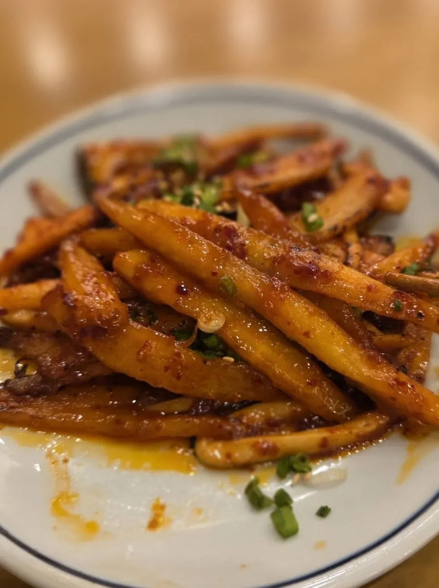 Plate of Cheongsong-style chicken bulgogi
