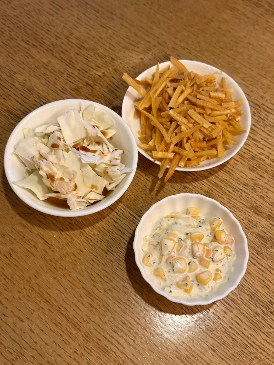 12.24 menu screen showing sashimi and nabe