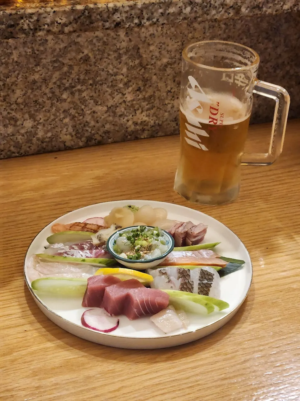 Solo aged sashimi in several varieties
