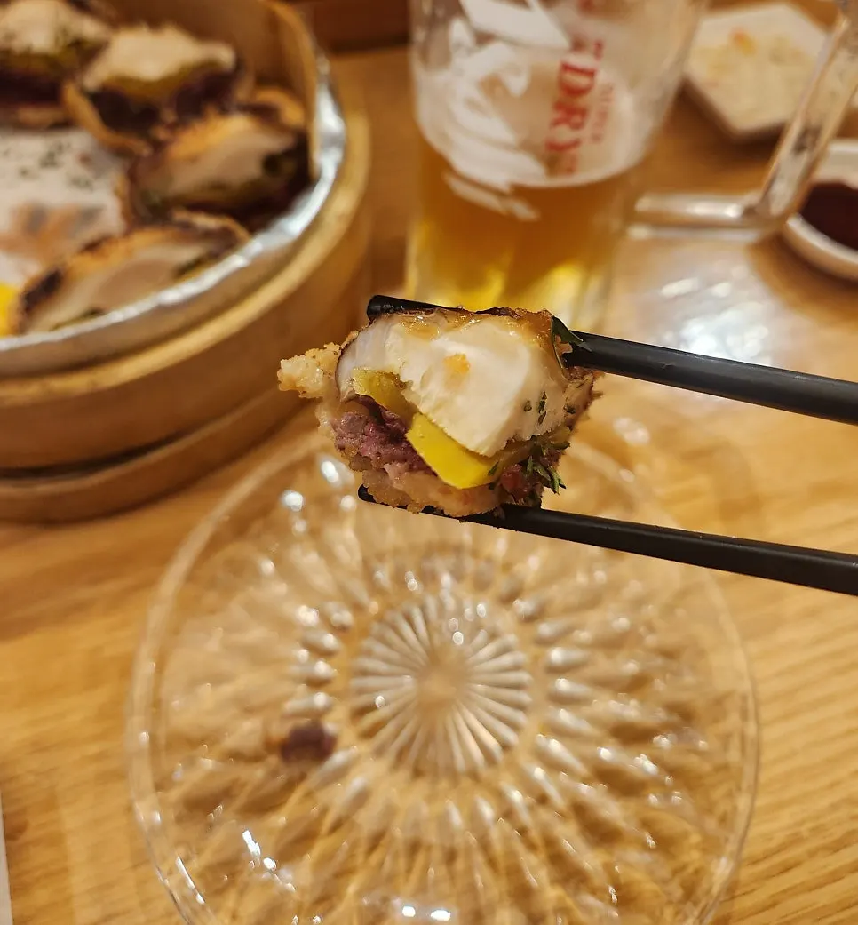 Generous izakaya spread