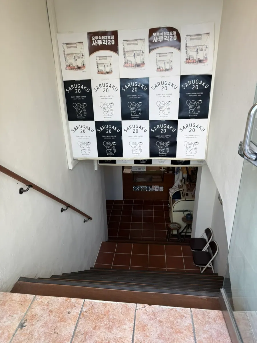 Stairs leading down to Sarugak20's basement