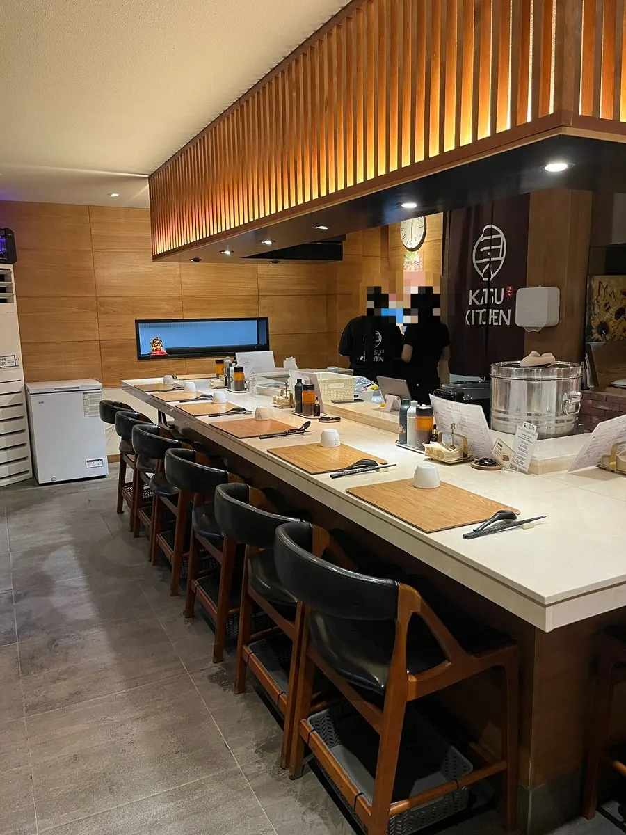 Cozy interior at Katsu Kitchen