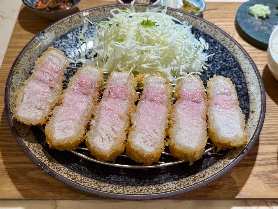 Two kinds of katsu ordered together