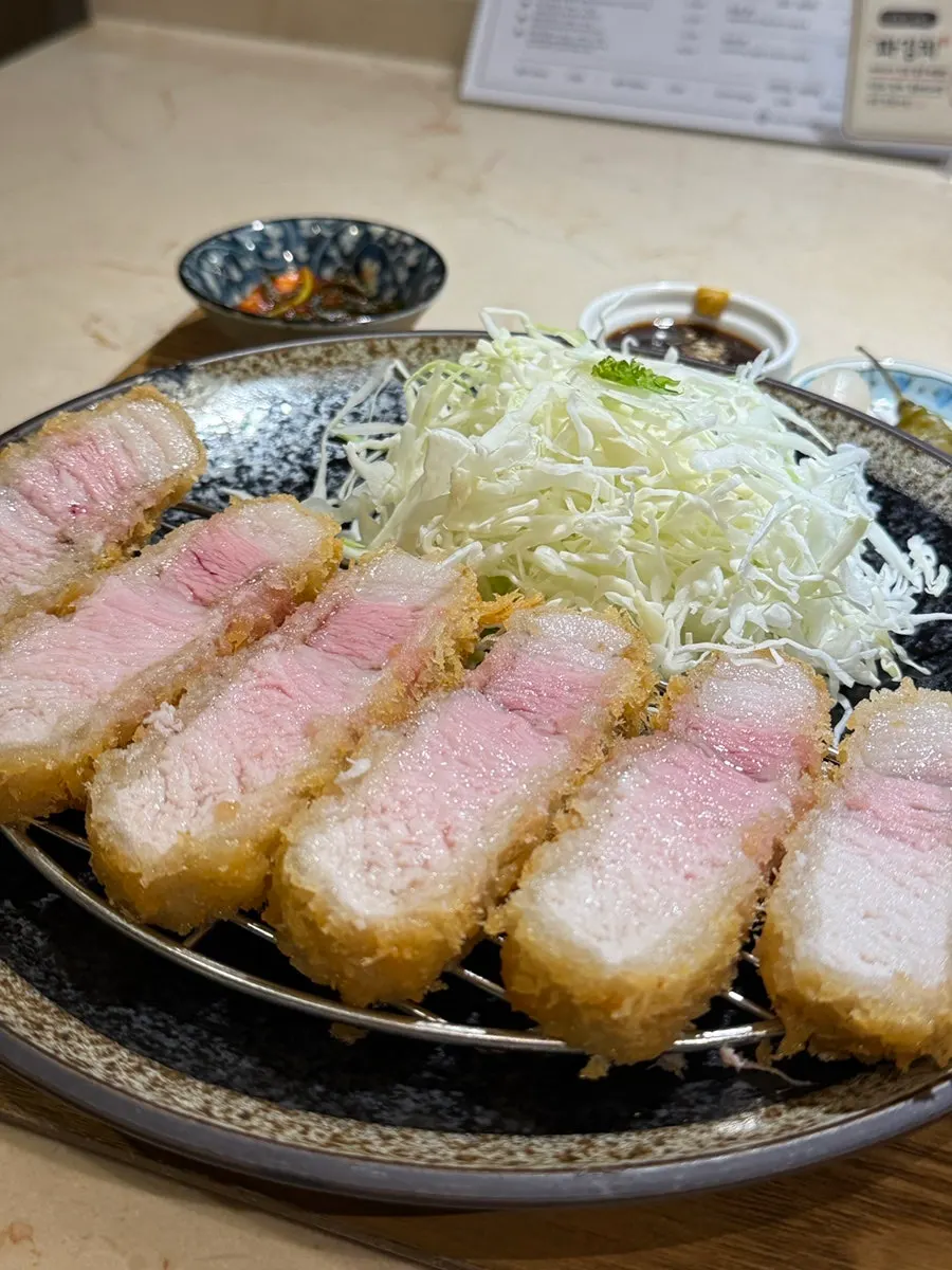 Katsu served in about six pieces