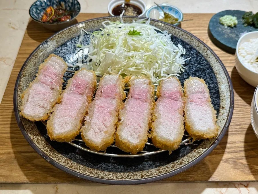 Special loin katsu made from a limited cut