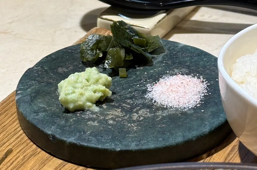 Katsu set with soup and side dishes