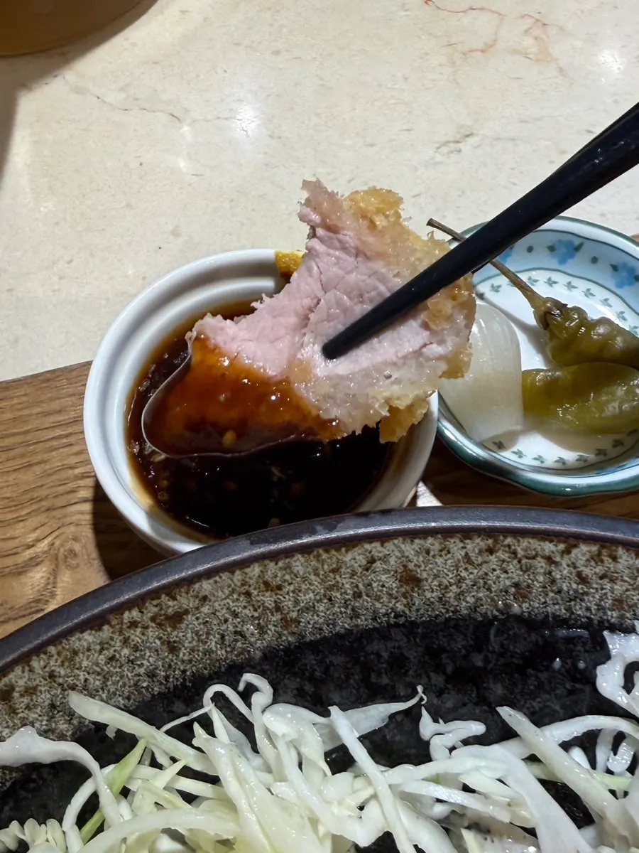 Sauces served with katsu
