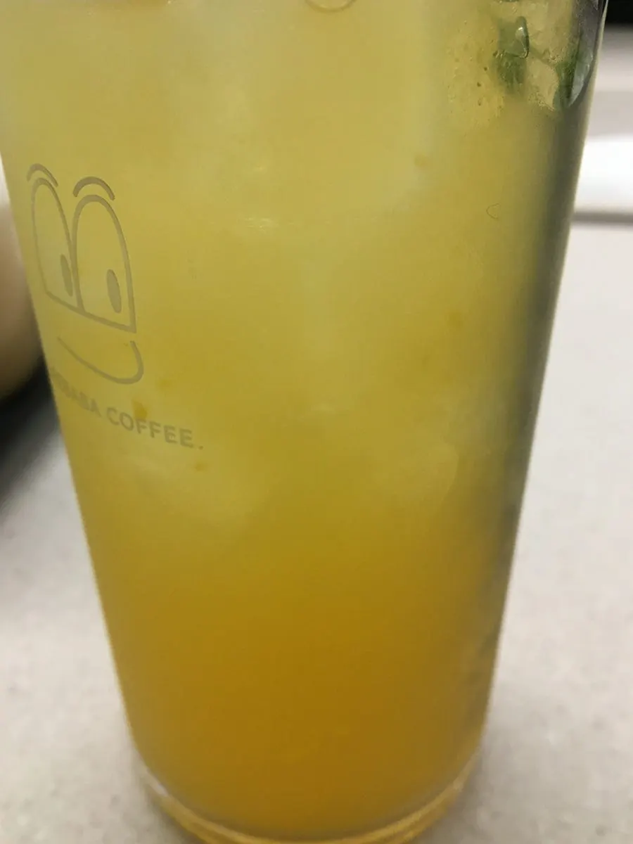 Ibaba Latte combining lavender tea and coffee
