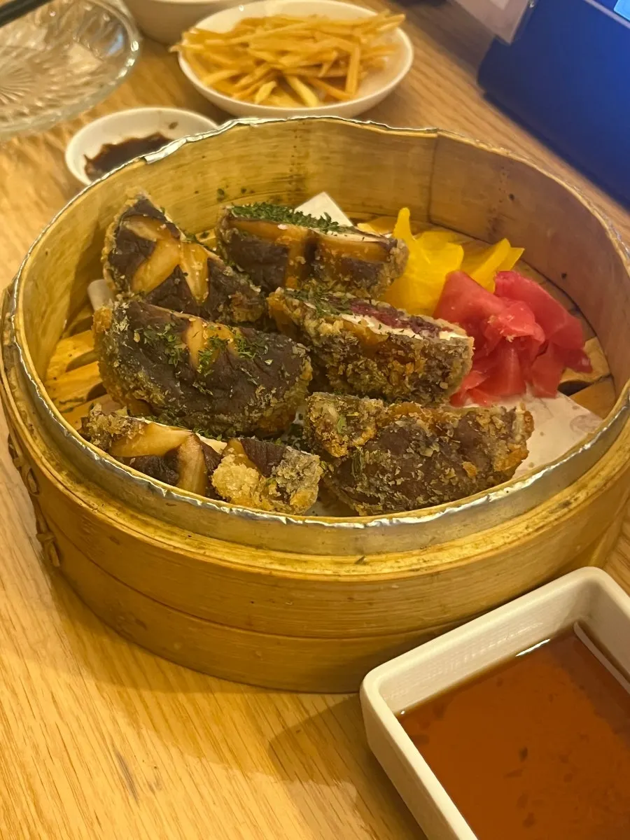 Mackerel pressed sushi with warm rice at 12.24 Seomyeon Branch in Jeonpo