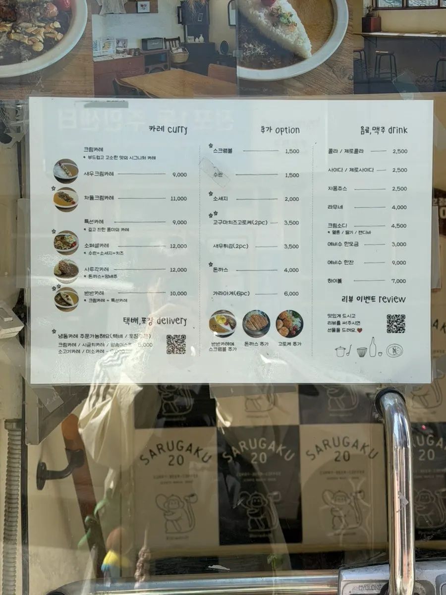Sarugak20 menu information