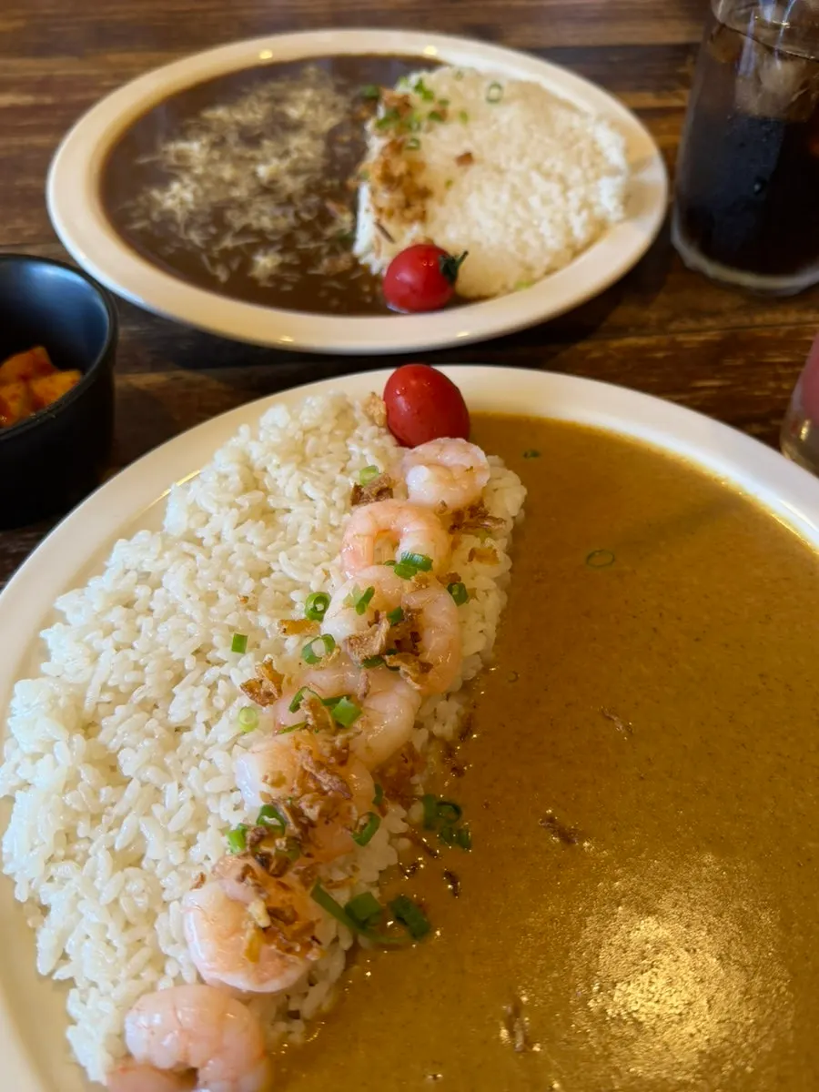 Beef curry and rice