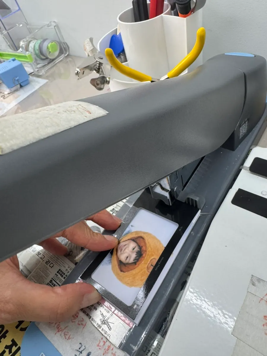 Punching a hole for the ring binding