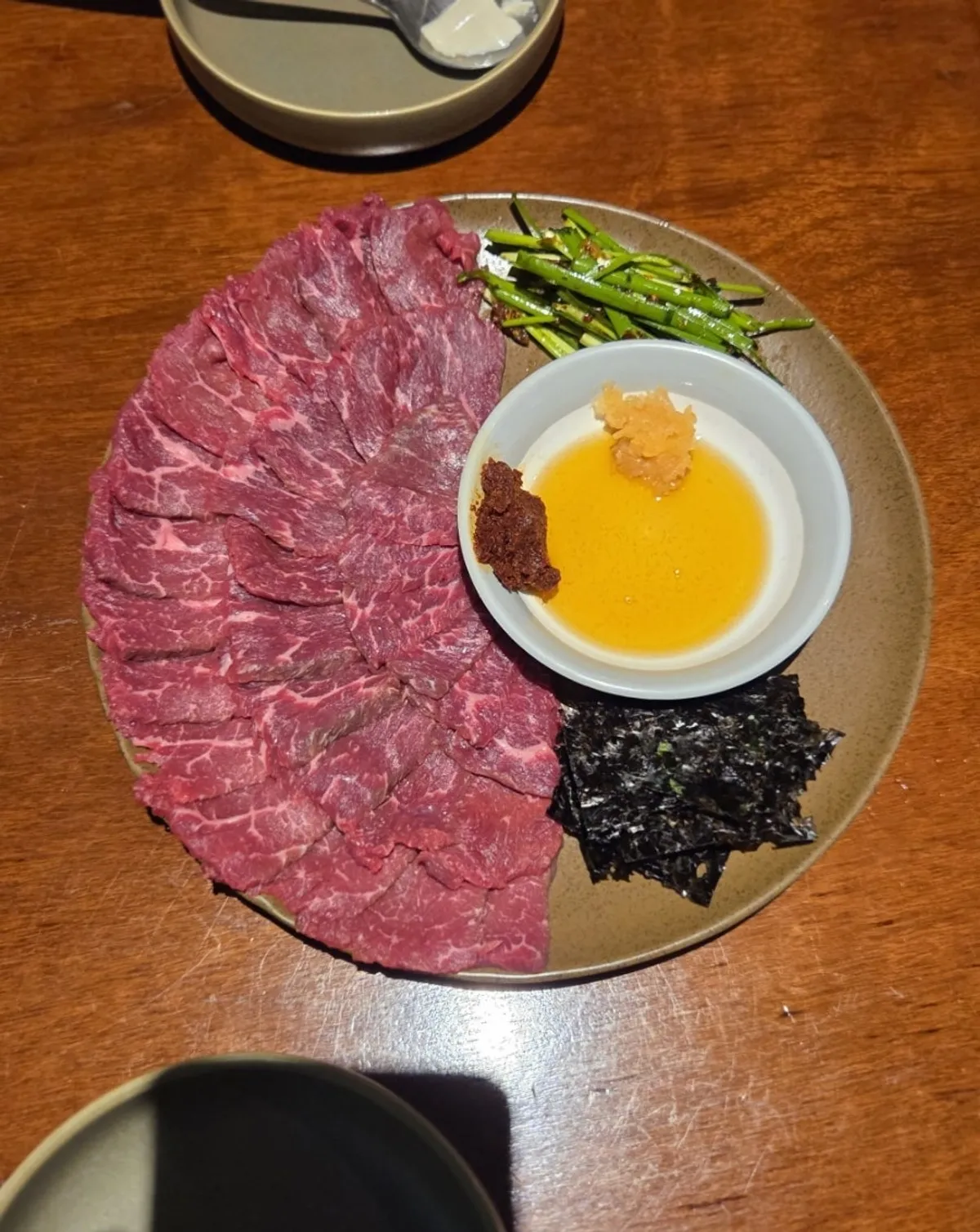 Mungtigi and accompaniments at Ganbame