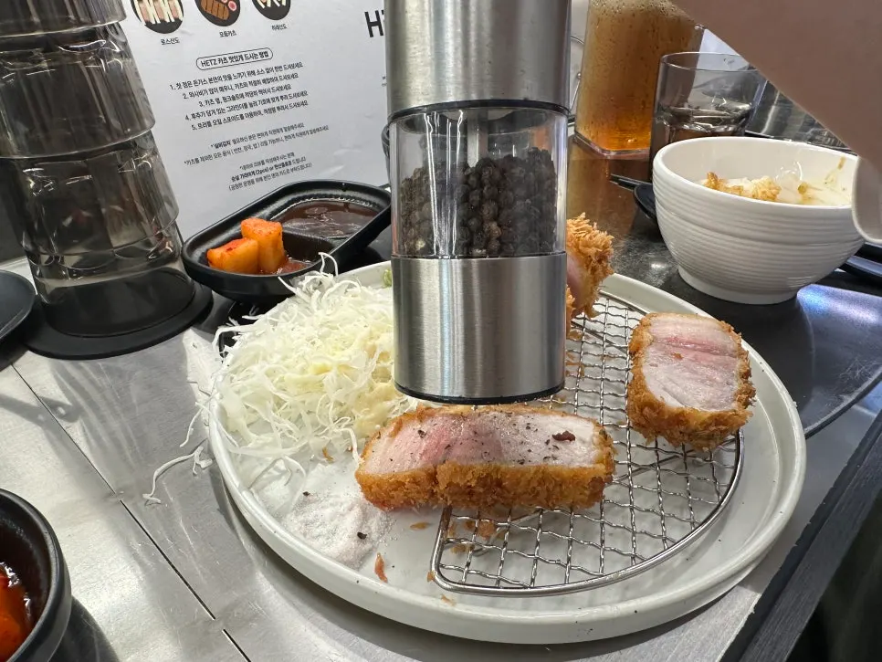 Premium loin katsu with fresh wasabi and salt