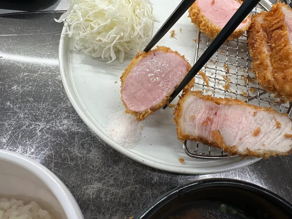 The juicy texture of hire katsu