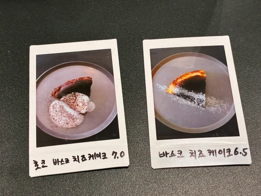 千層酥與巴斯克起司蛋糕甜點