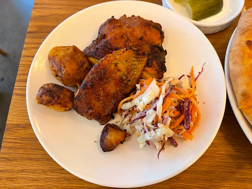 A plate of the 9,000-won side chicken steak