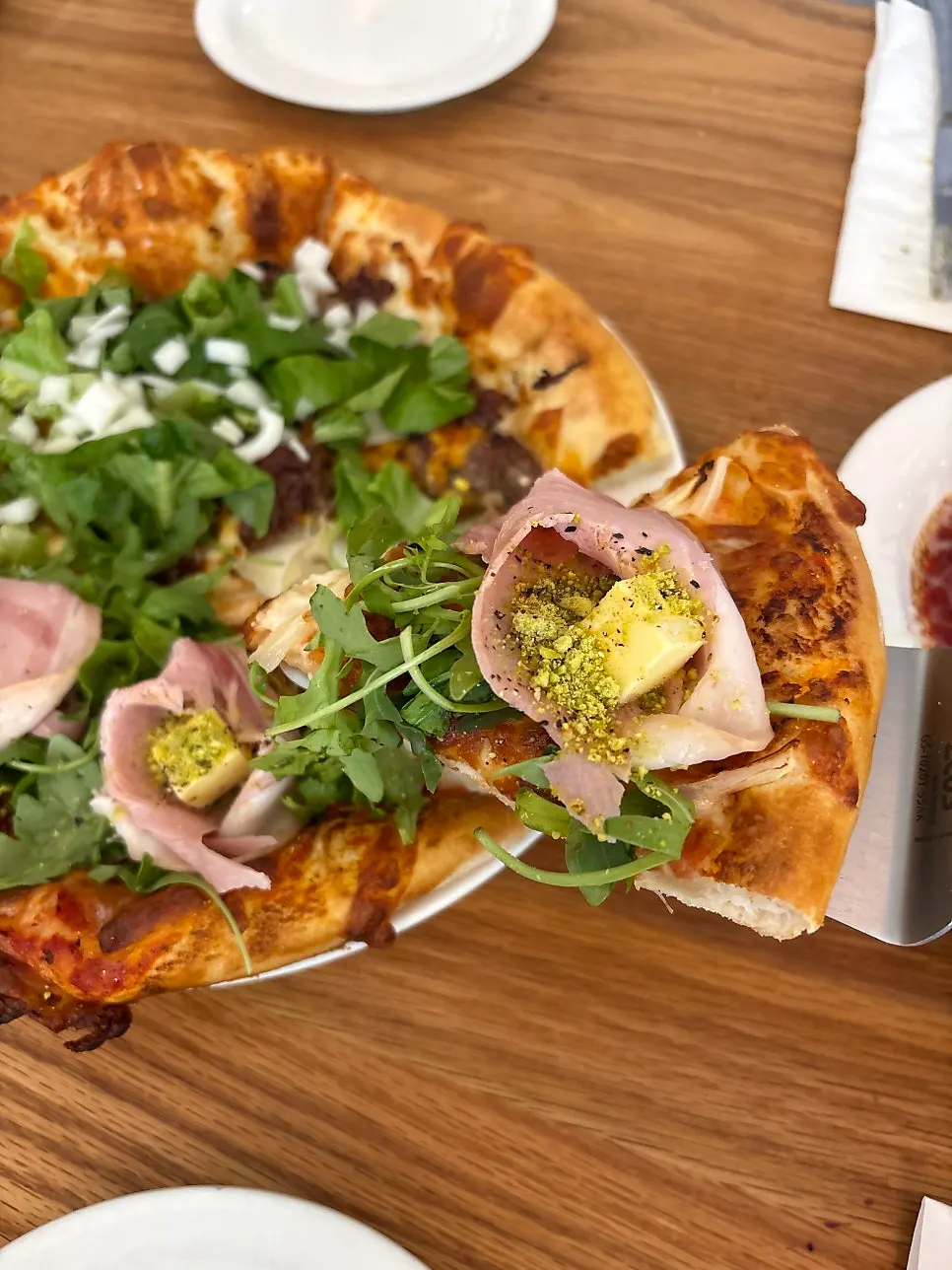 Half-and-half pizza