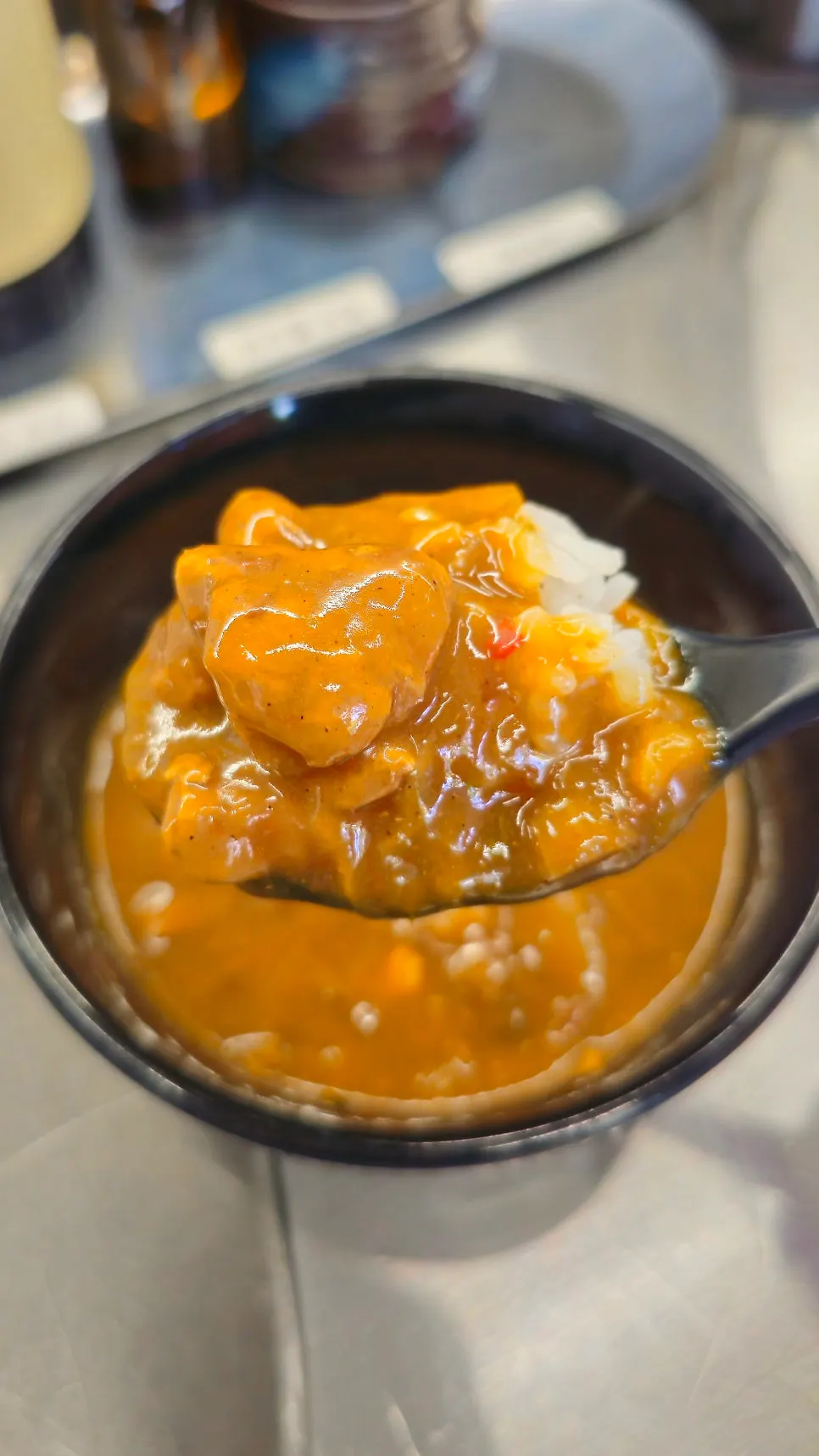 Rice and soup served as standard