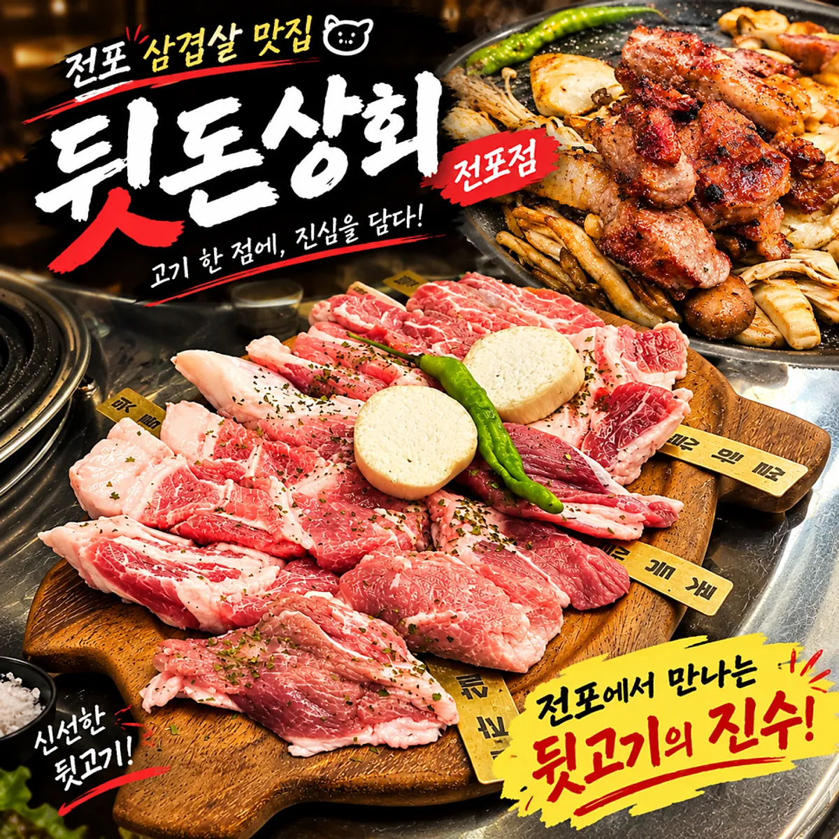 Main photo of Dwitdon Sanghoe, Jeonpo Branch, a Jeonpo-dong pork BBQ restaurant