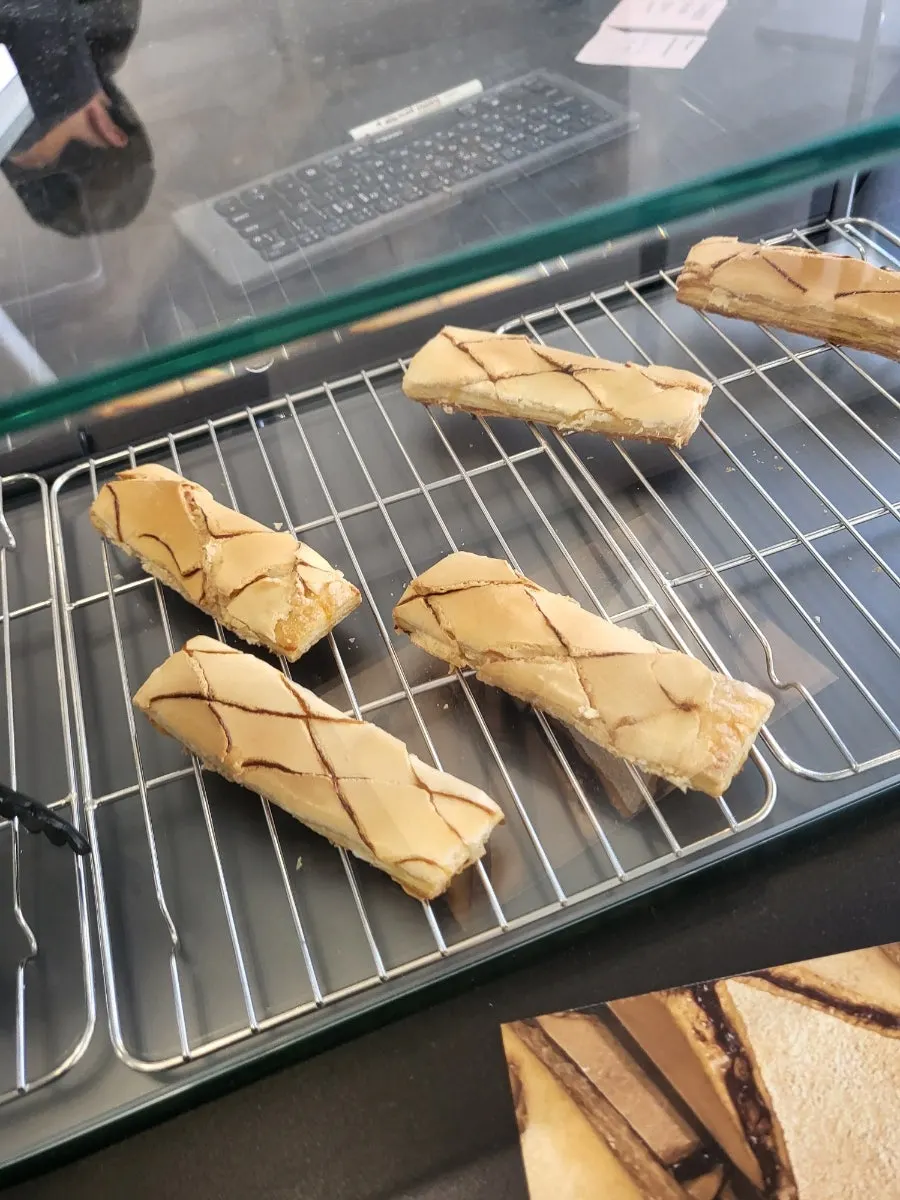 Dessert display at Ibaba Coffee