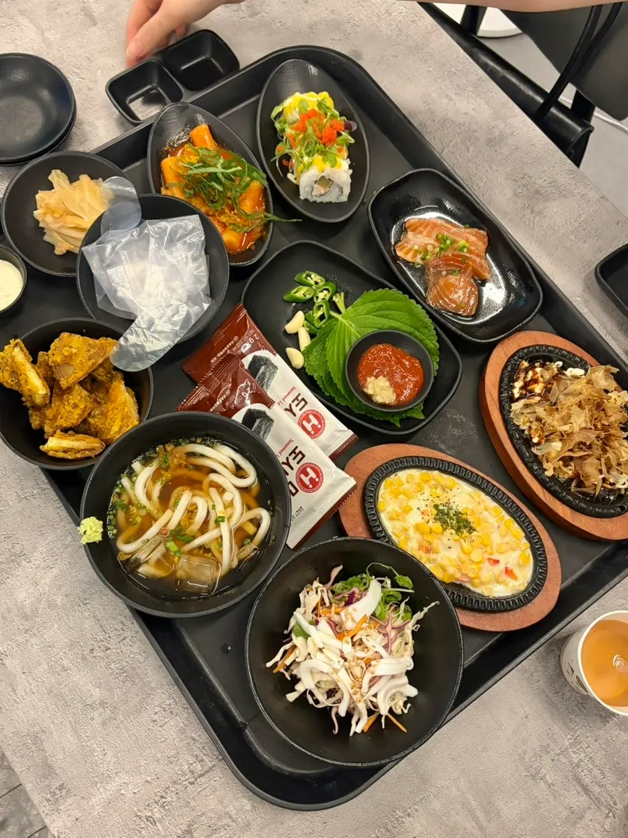 A variety of side dishes filling the table
