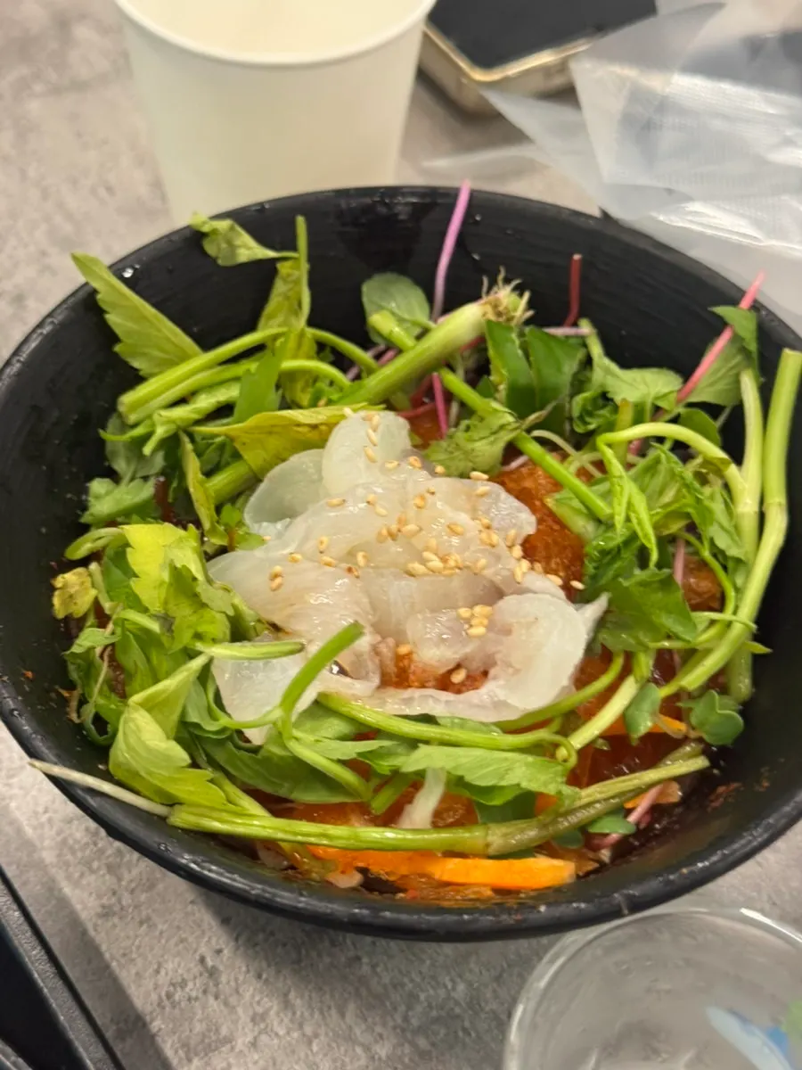 리뷰 이벤트 서비스로 받은 맛보기 물회
