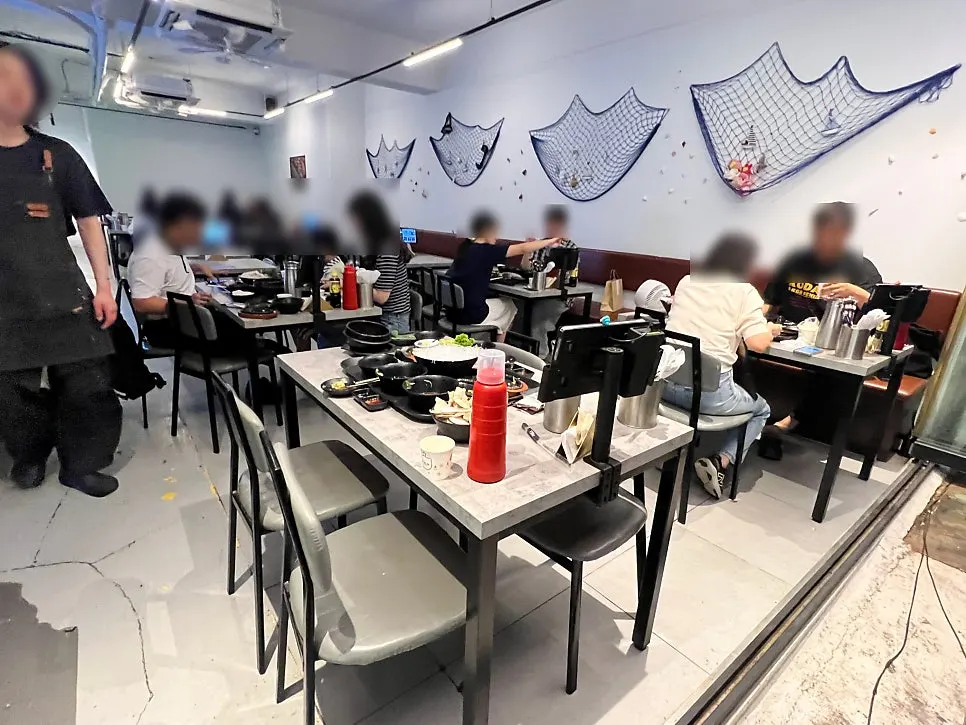 저녁 시간 전포 카페거리 골목