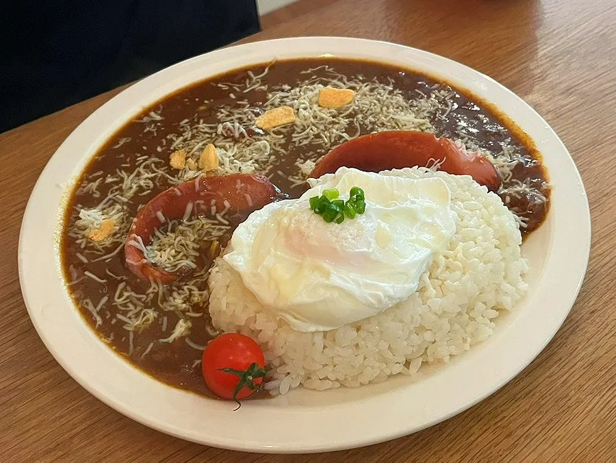 차돌 크림 카레 클로즈업