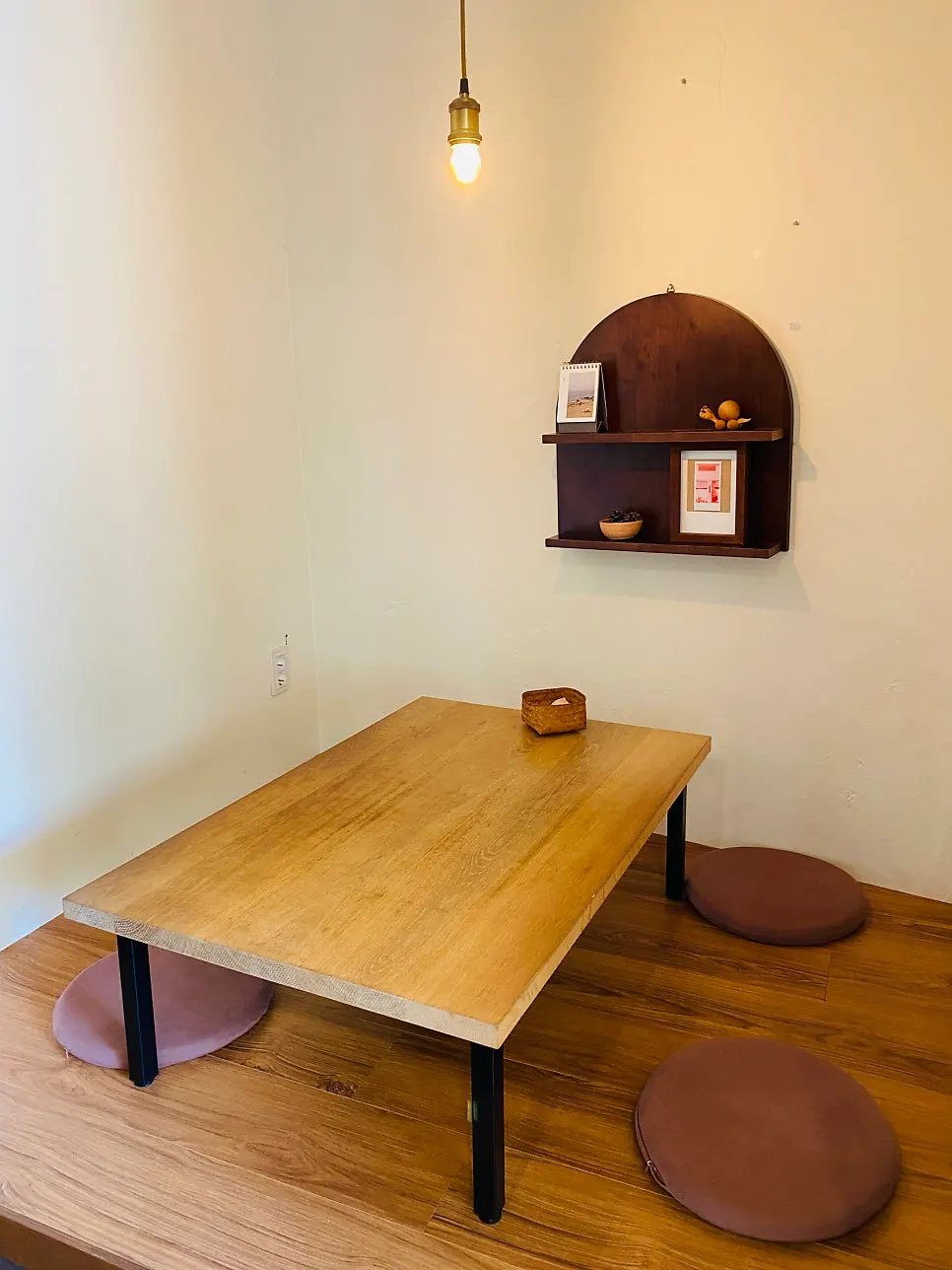 공간이 분리된 사루각20 4인석 자리