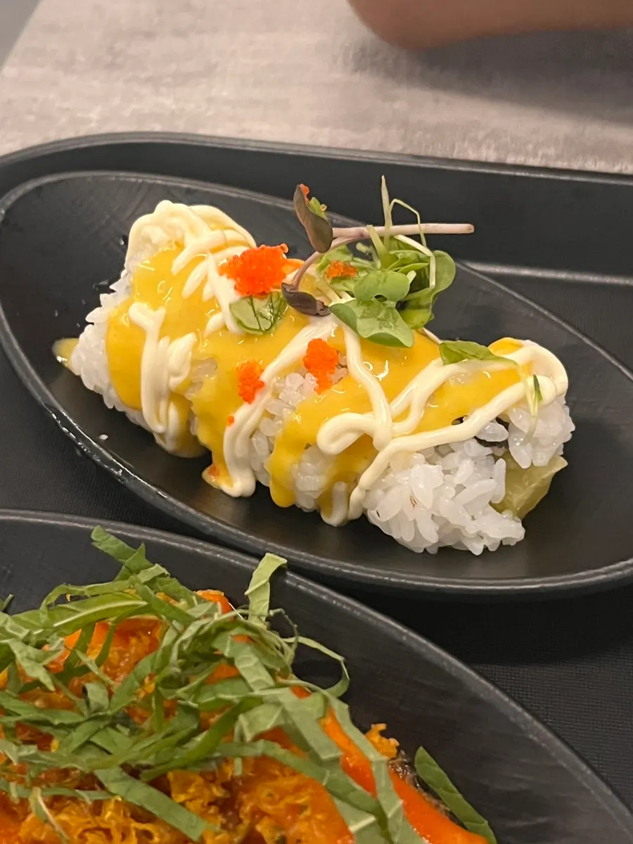 Plate of accompanying side dishes