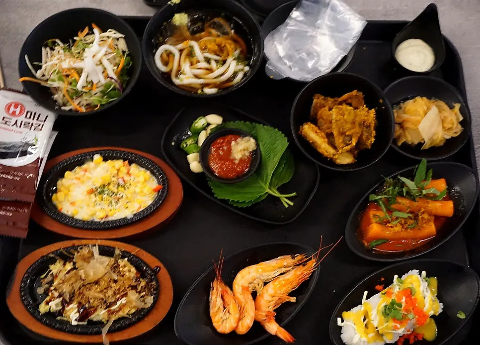 리고수산 스끼다시 한 상 차림