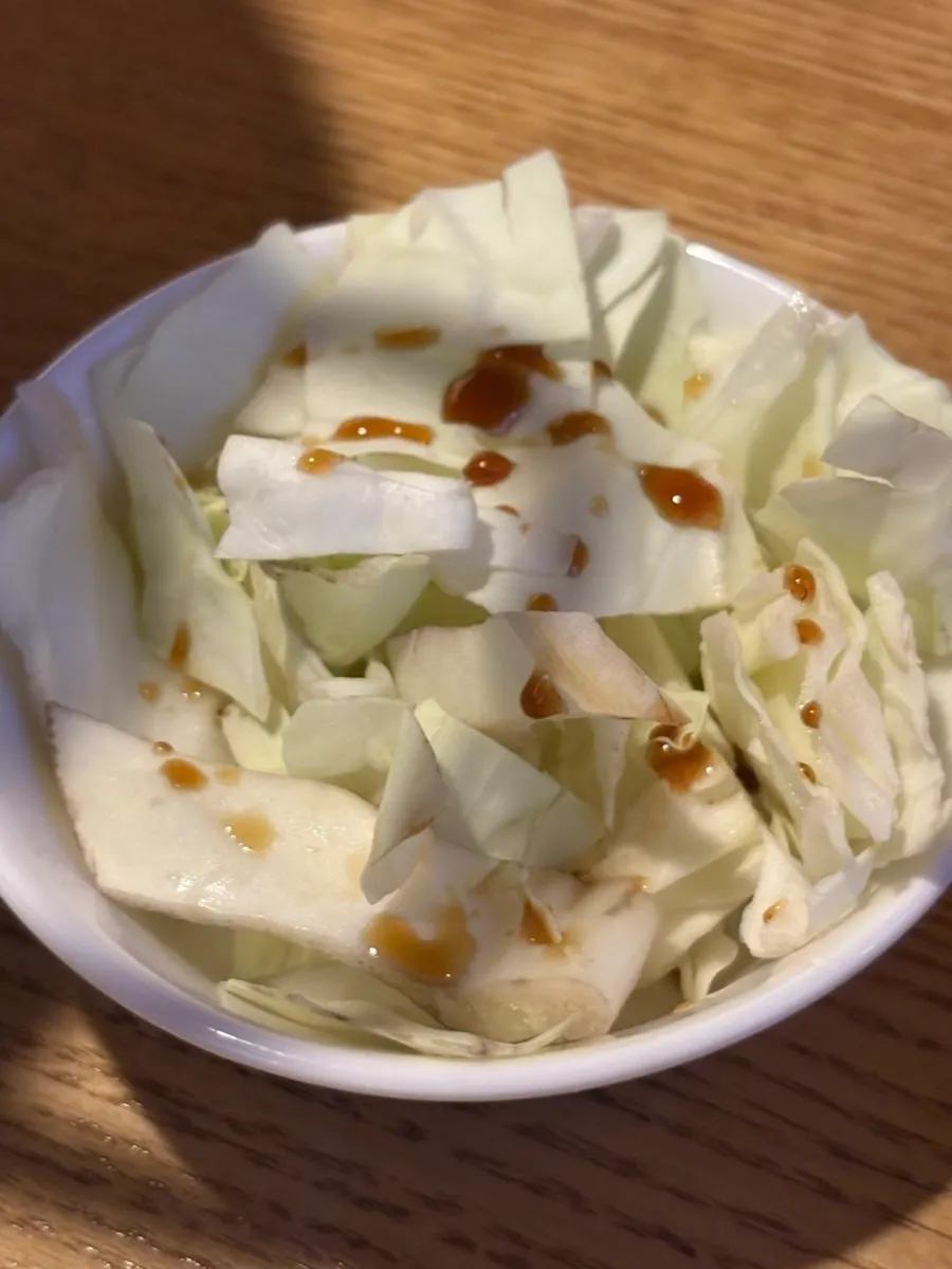 Complimentary snacks served after ordering