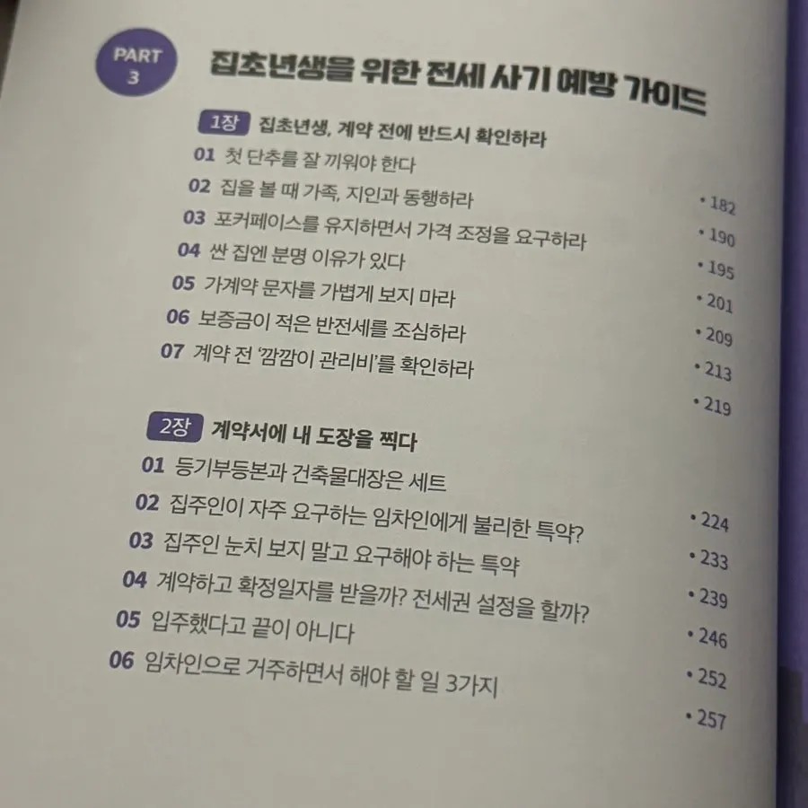 보증금 계약 예방 가이드 목차