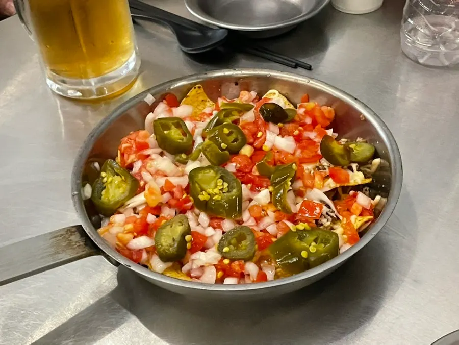 A plate of bulgogi Doritos, ₩13,000, at Jjeojeoseu