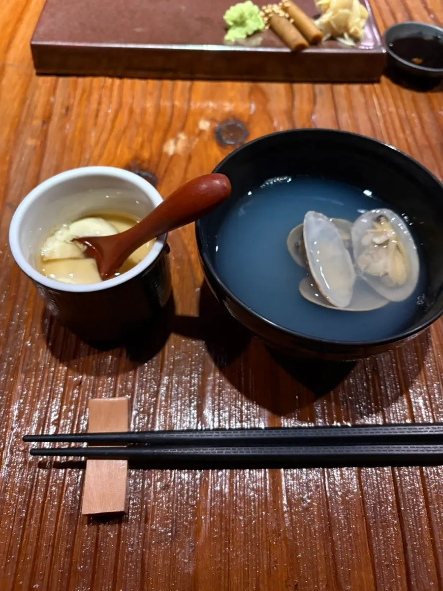 Refreshing clam soup