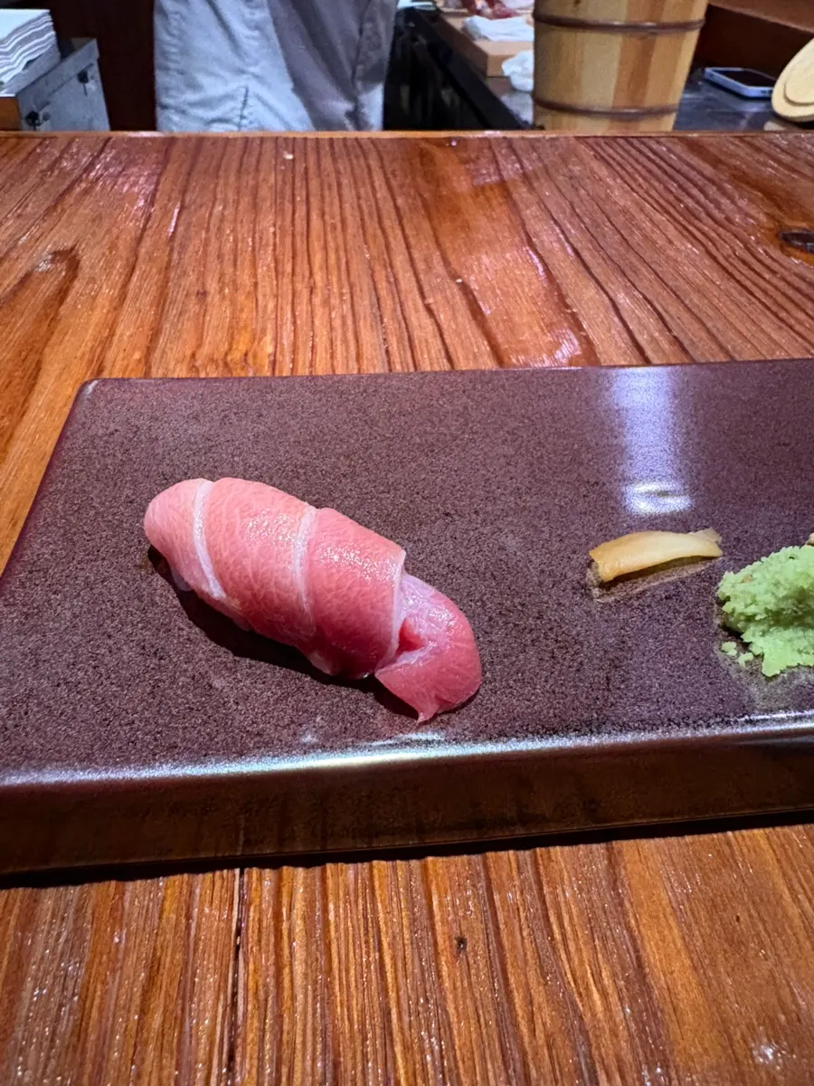 Fatty toro sushi