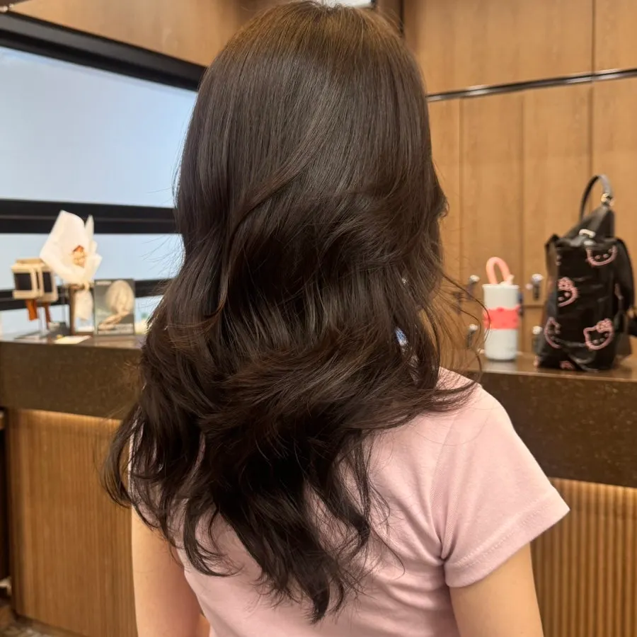 Perm curls revived with just a blow-dry