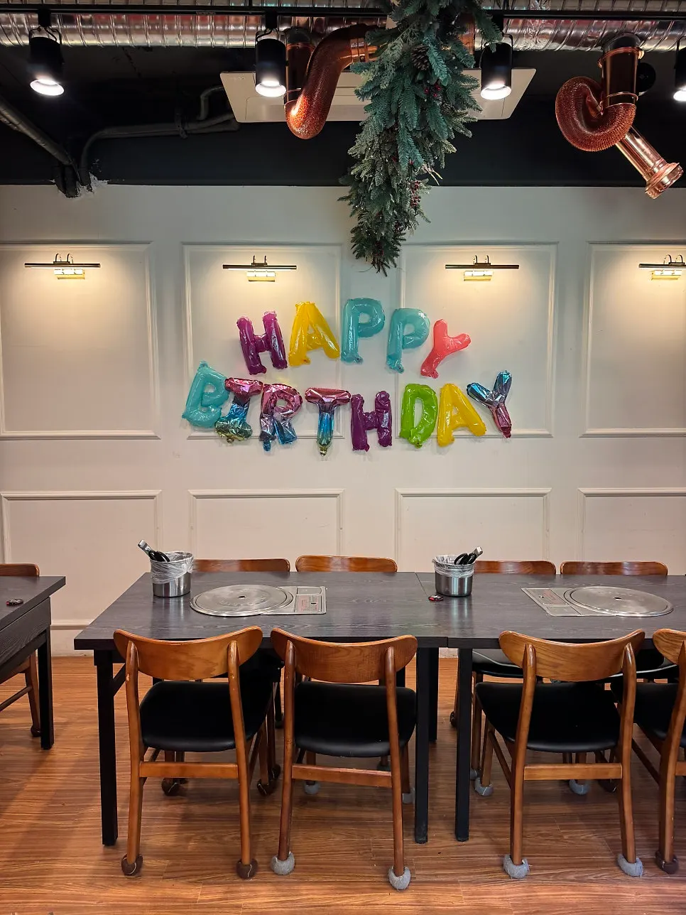 생일 파티가 가능한 별도 룸