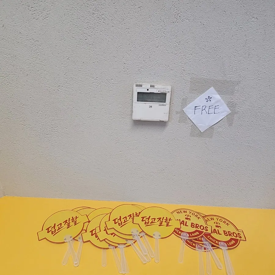 Interior decor of the halal food-concept store