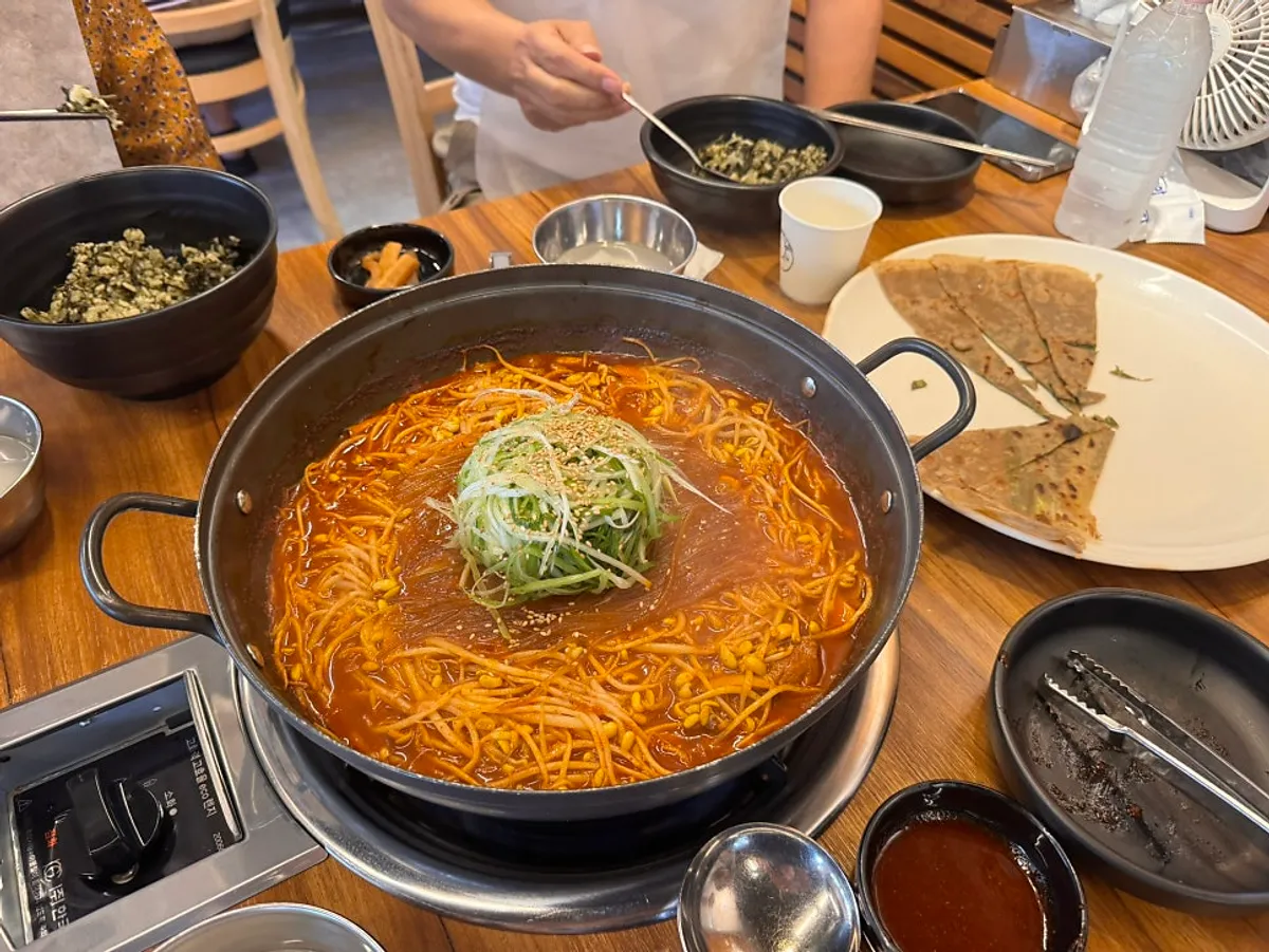 Spicy main dish ordered at the mildest level