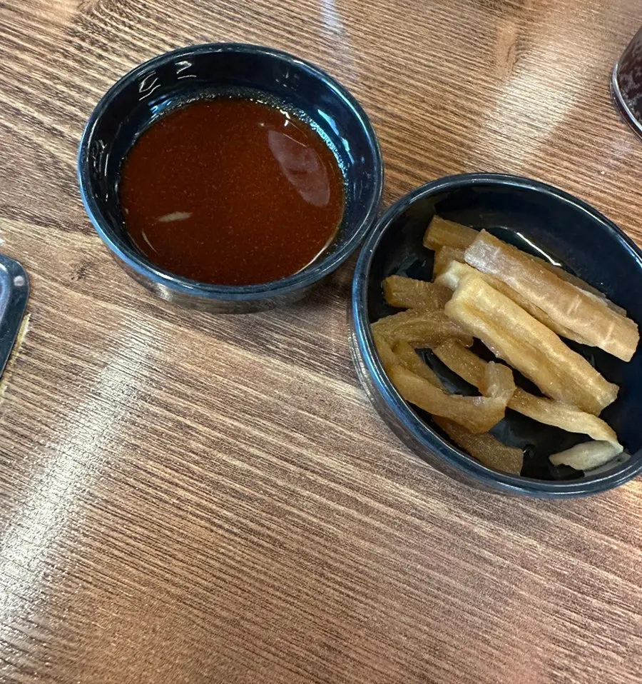 Basic dongchimi and side dish spread