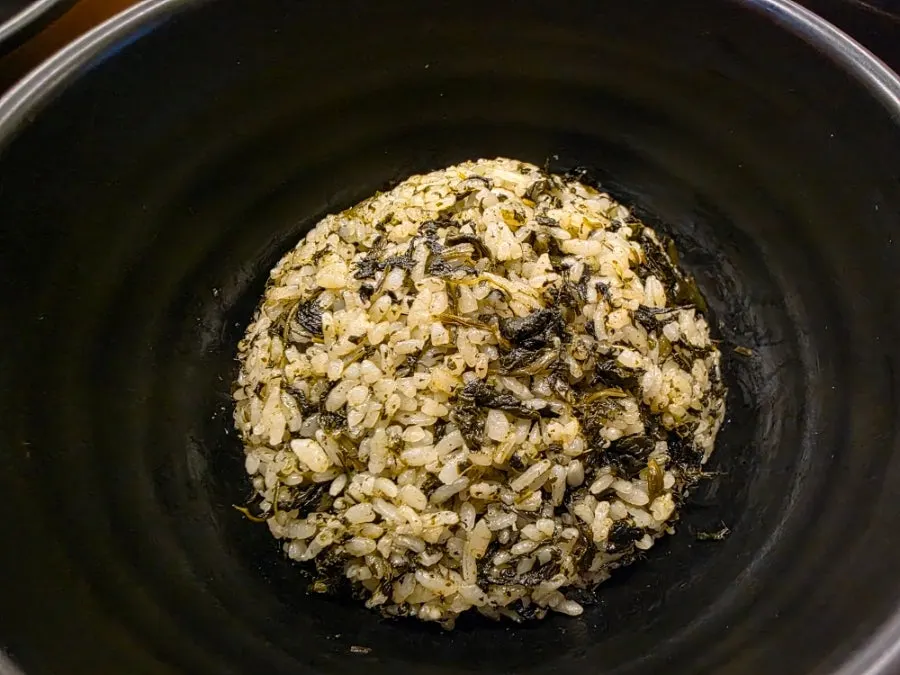 Jimidang's kettle-cooked gondre rice