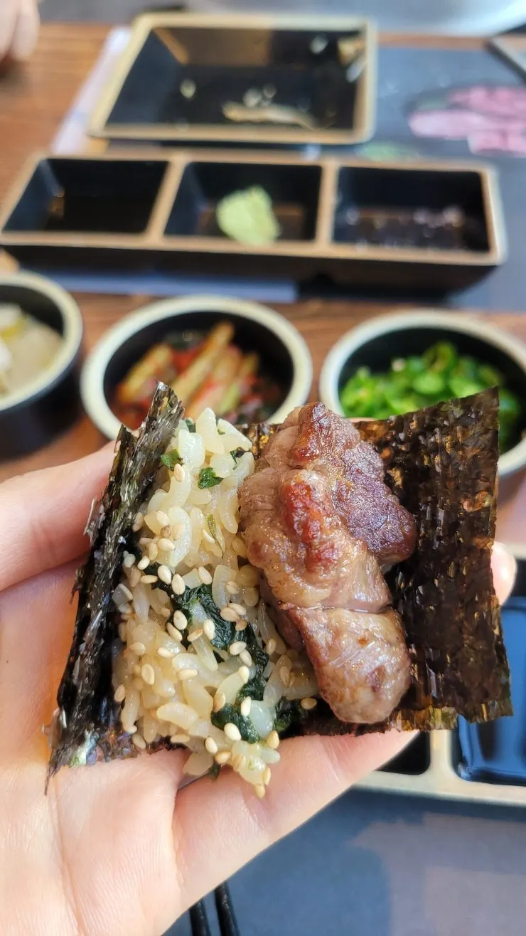 곤드레 밥과 명란젓특선밥 클로즈업