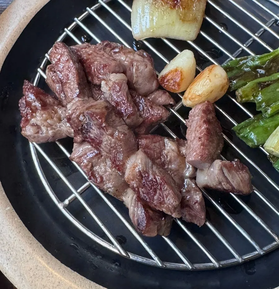 추가 주문한 양갈비 1인분